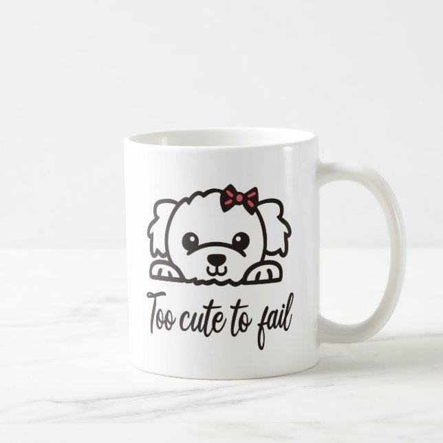 Too cute to fail(4) coffee mug (Right)