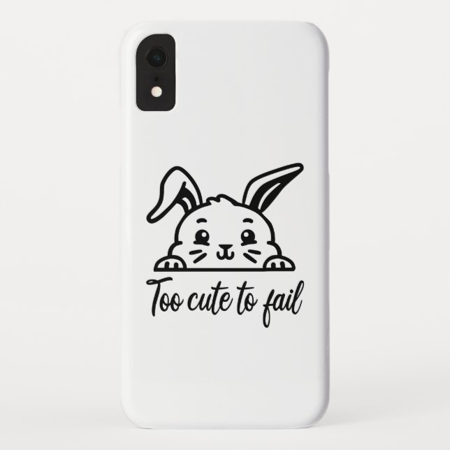 Too cute to fail Case-Mate iPhone case (Back)