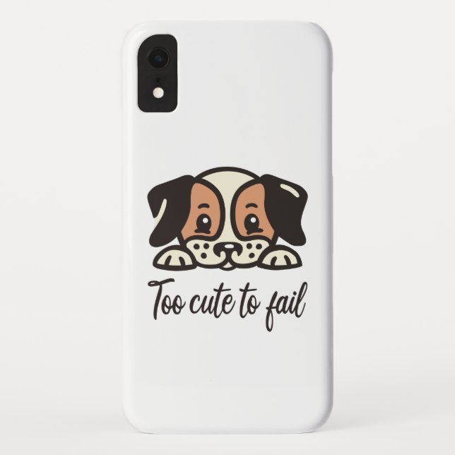 Too cute to fail Case-Mate iPhone case (Back)