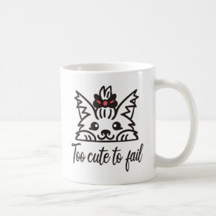 Too cute to fail coffee mug