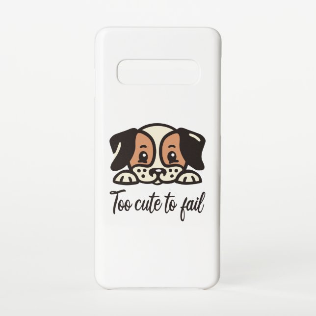Too cute to fail samsung galaxy case (Back)