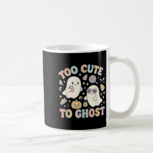 Too Cute To Ghost Pastel Halloween Retro Fall Aest Coffee Mug