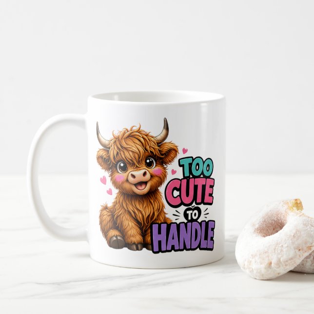 Too Cute to Handle Coffee Mug (With Donut)