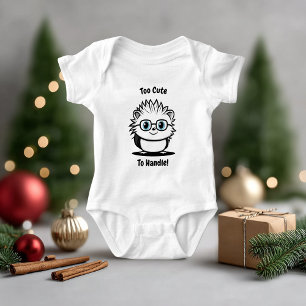 Too Cute to Handle Hedgehog T-shirt for Toddlers Baby Bodysuit