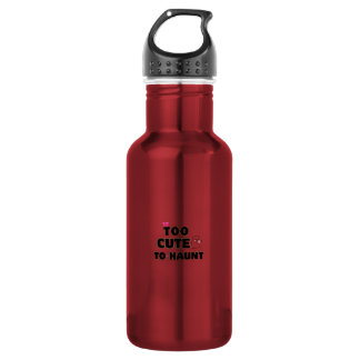 Too Cute To Haunt | Cute Ghost Halloween Aesthetic 532 Ml Water Bottle