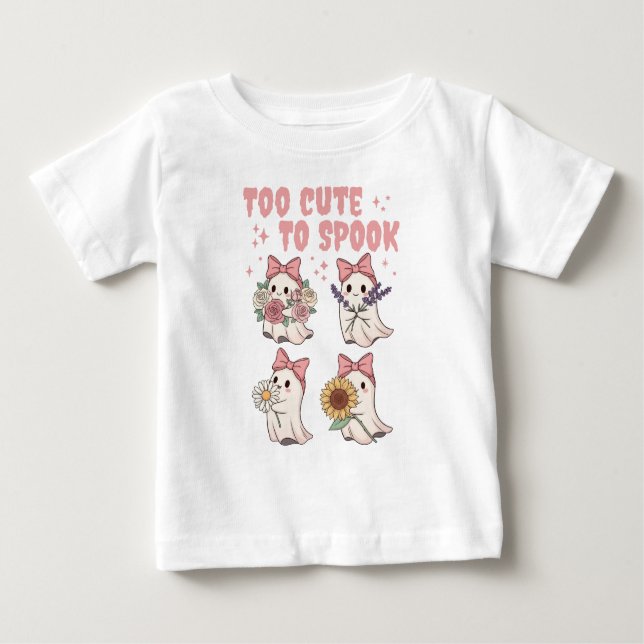 Too Cute to Spook Baby T-Shirt (Front)