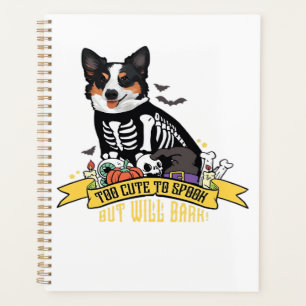Too Cute to Spook But Will Bark Adorable Halloween Planner