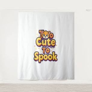 Too Cute To Spook Cat Tapestry
