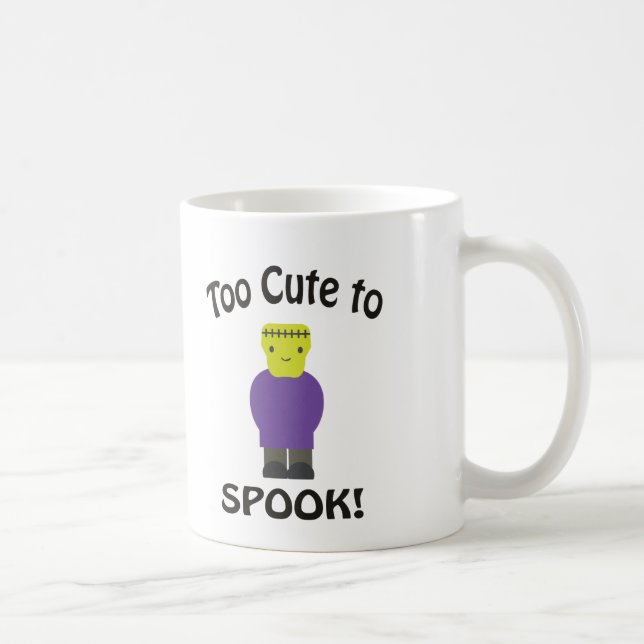 Too Cute To Spook - Frankenstein Coffee Mug (Right)