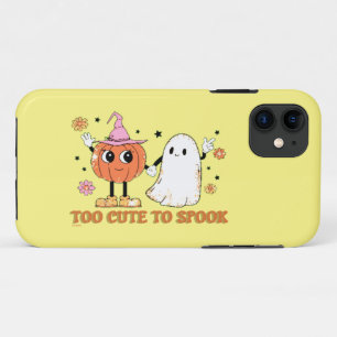 TOO CUTE TO SPOOK funny cute ghost halloween iPhone 11 Case
