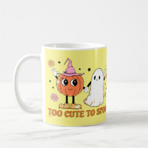 TOO CUTE TO SPOOK funny cute ghost halloween       Coffee Mug