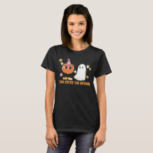 TOO CUTE TO SPOOK funny cute ghost halloween T-Shirt