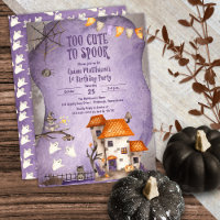 Too Cute to Spook Halloween 1st Birthday Party