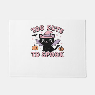 Too Cute to Spook – Halloween Cat Edition Classic  Doormat