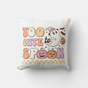 Too Cute to Spook Halloween Cushion