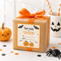 Too Cute to Spook Halloween Favour