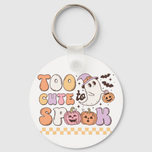 Too Cute to Spook Halloween Key Ring