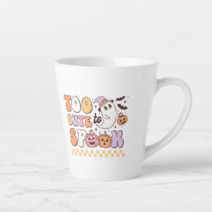 Too Cute to Spook Halloween Latte Mug