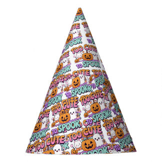 Too Cute to Spook – Kawaii Pastel Halloween Party Hat