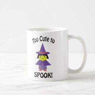 Too Cute to Spook! Little Witch Coffee Mug