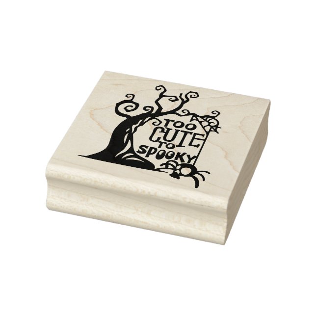 Too Cute to Spook Rubber Stamp (Stamp)
