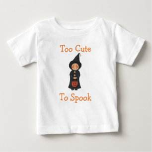 Too Cute To Spook Witch Shirt