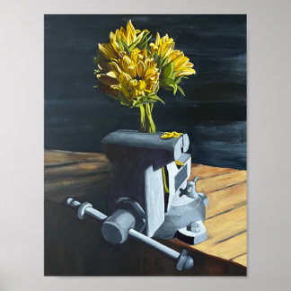 Too. Daises in a vise poster