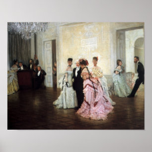 Too Early, by James Tissot Poster