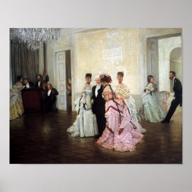 Too Early, by James Tissot Poster (Front)