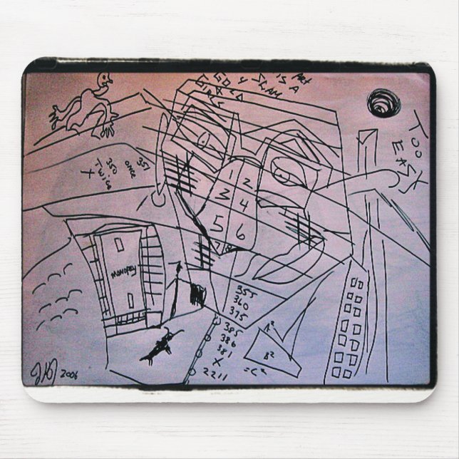 TOO EASY MOUSE PAD (Front)