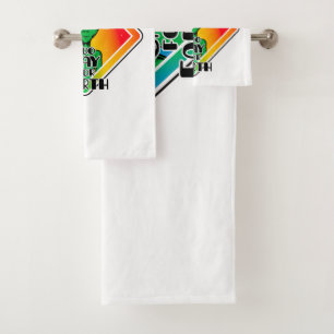 Too Gay For Earth Funny Alien UFO Bath Towel Set
