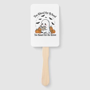 Too Ghoul for School Halloween Hand Fan