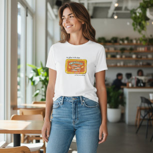 Too Glam to be Clam Anchovy Design T-Shirt