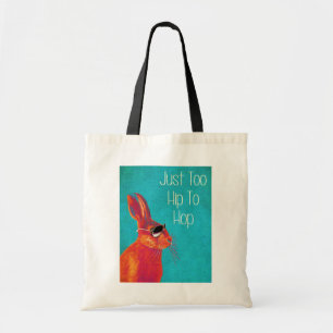 Too Hip To Hop Blue Tote Bag