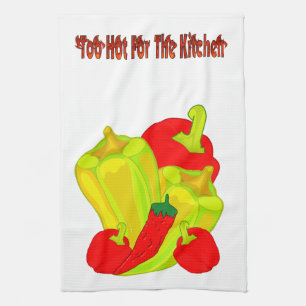 Too Hot! Tea Towel