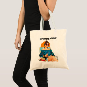Too Hot To Be Bothered Fun Summer Design Tote Bag