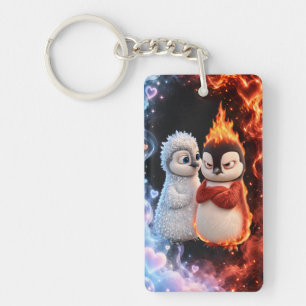 Too Hot to Handle but Still Cute Key Ring