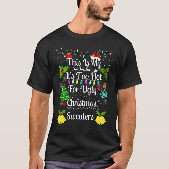 Too Hot Ugly Christmas Sweaters Family  Xmas Men W (Front)