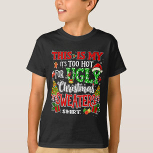 Too Hot Ugly Christmas Sweaters Funny Xmas Men Wom