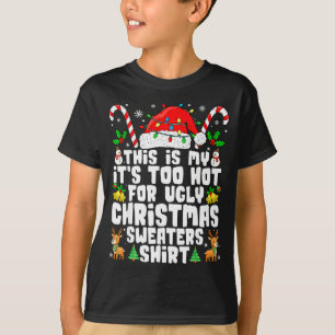 Too Hot Ugly Christmas Sweaters Funny Xmas Men Wom