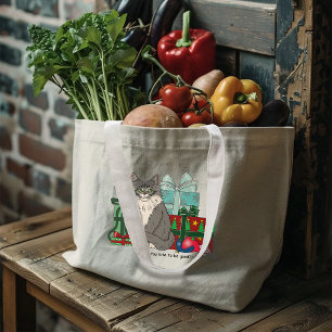 Too Late to be Good? Large Tote Bag