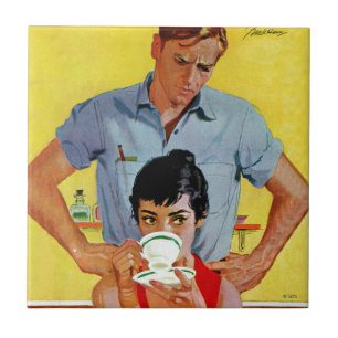 Too Late To Make Up Ceramic Tile