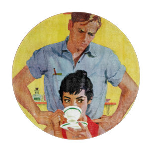 Too Late To Make Up Cutting Board