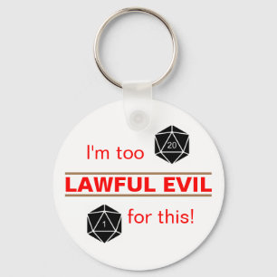 Too Lawful Evil Key Ring