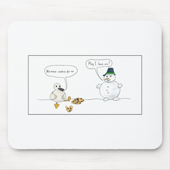 Too many cookies mouse pad (Front)