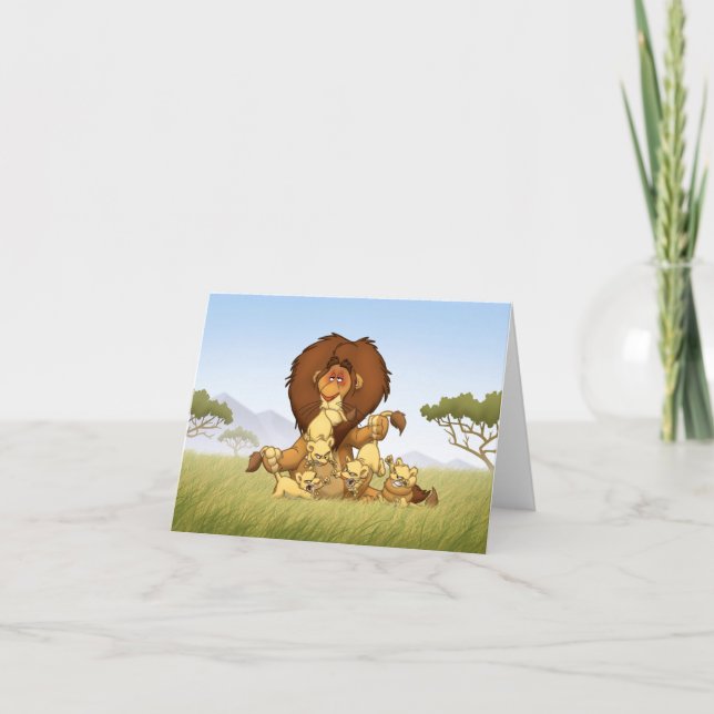 Too Many Cubs Note Card (Front)