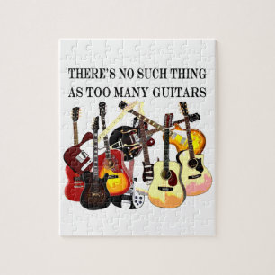 Too Many Guitars Jigsaw Puzzle