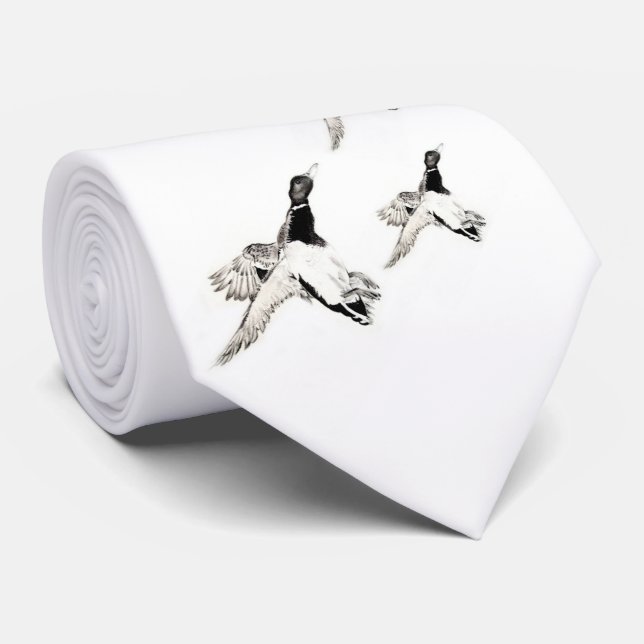 Too many mallards tie (Rolled)