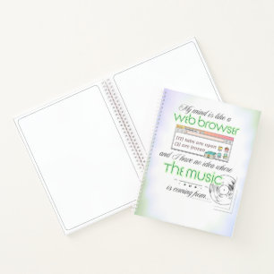 Too Many Thoughts - Spiral Notebook