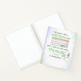 Too Many Thoughts - Spiral Notebook
